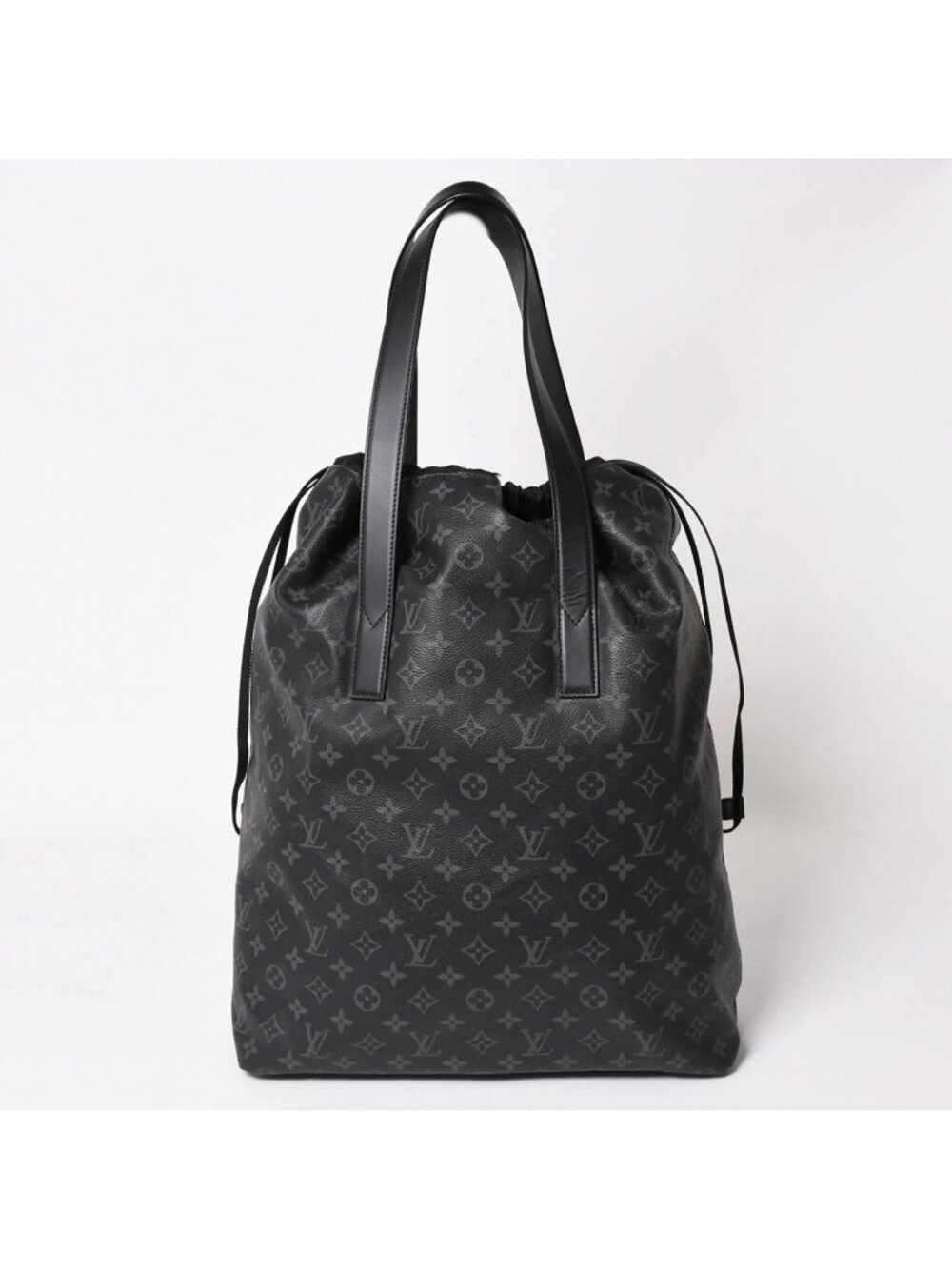 Louis Vuitton Monogram Eclipse Cabas Light Tote Bag Black